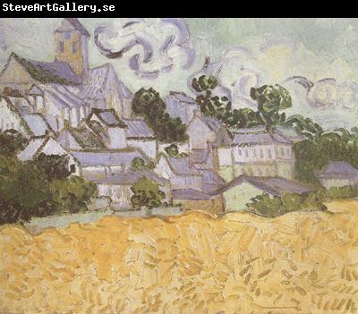 Vincent Van Gogh View of Auvers with Church (nn04)